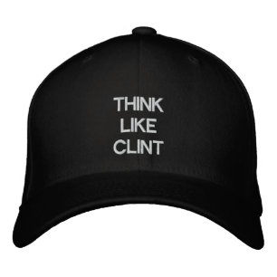 Denken Sie wie Clint Bestickte Kappe