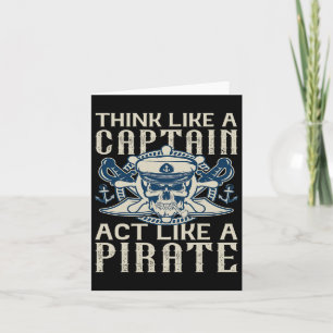 Denken Sie wie ein Captain, der wie ein Vater eine Karte