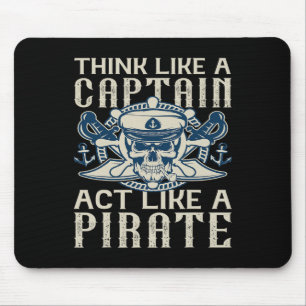 Denken Sie wie ein Captain, der wie ein Vater eine Mousepad