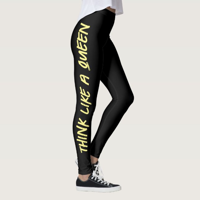 Denken Sie wie eine Königin Leggings (Rechts)