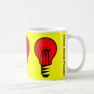 Denken Sie Wind-Power Tasse