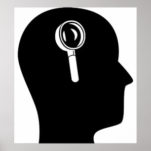 Denken über forensische Wissenschaft Poster