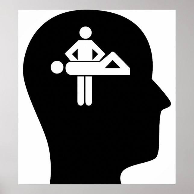 Denken über Massage Poster (Vorne)