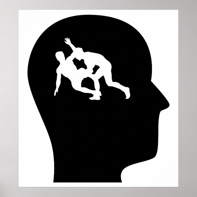 Denken über Wrestling Poster (Vorne)