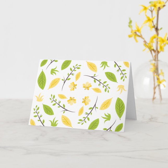 Denken und Senden unserer Liebe Karte (Gelbe Blume)