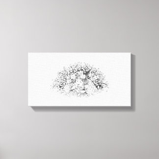 Denken - Vintage Image Leinwanddruck