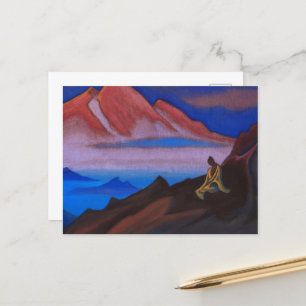 Denken von Nicholas Roerich Postkarte
