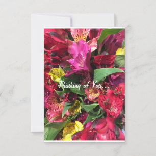 "Denkend an Sie" Gruß-Karte Karte