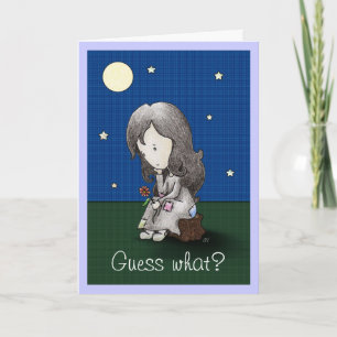 "Denkend an Sie" kardieren Sie Karte