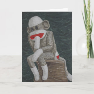 Denkende Affenkarten Karte