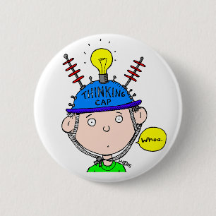 DENKENDE KAPPEN-KNOPF BUTTON