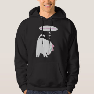 Denkende Katze Erwachsener Pullover Hoodie