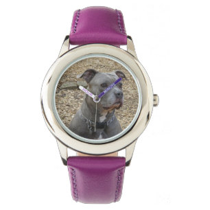 Denkende Pitbull Uhr