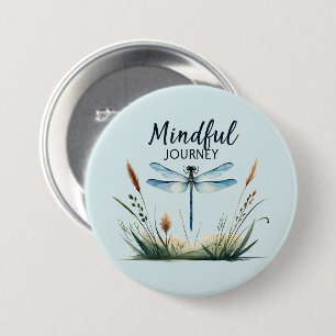 Denkende Reise - Dragonfly Natur Button