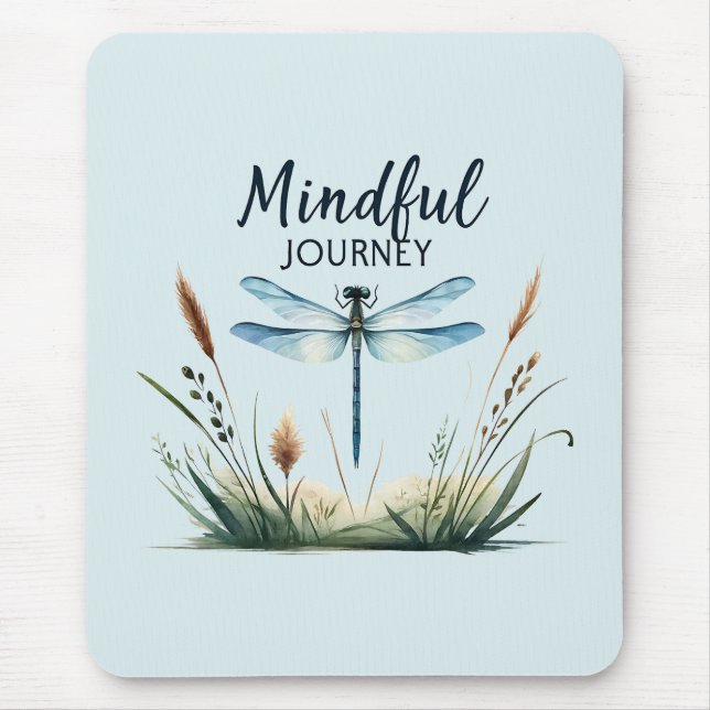 Denkende Reise - Dragonfly Natur Mousepad (Vorne)