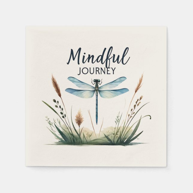 Denkende Reise - Dragonfly Natur Serviette (Vorderseite)