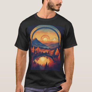 Denkende T - Shirt - Eine Fusion von Natur und KI