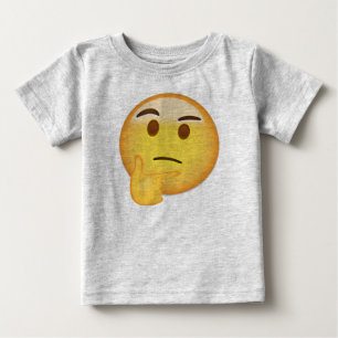 Denkendes Gesicht Emoji Baby T-shirt