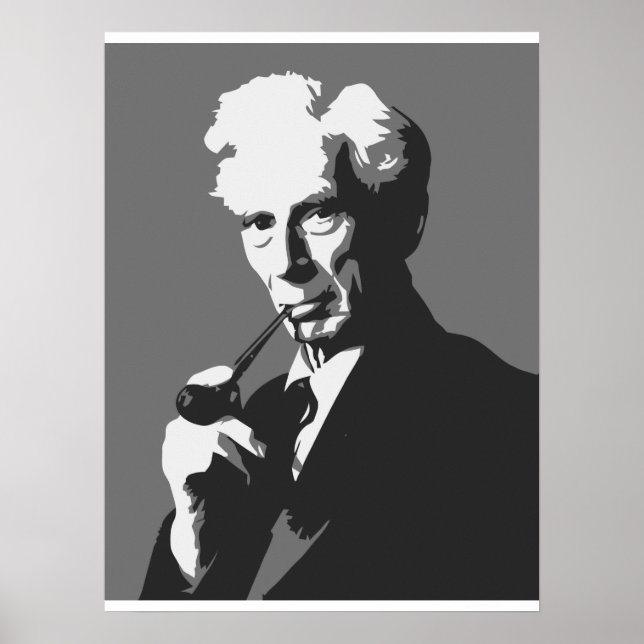 Denker - Bertrand Russell Poster (Vorne)