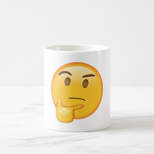 Denkgesicht - Emoji Tasse (Mittel)