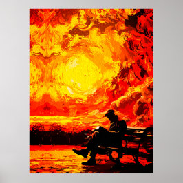 Denklos - Reflektion der Sonnenuntergänge Poster