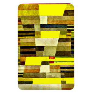 Denkmal, abstraktes Gemälde von Paul Klee Magnet