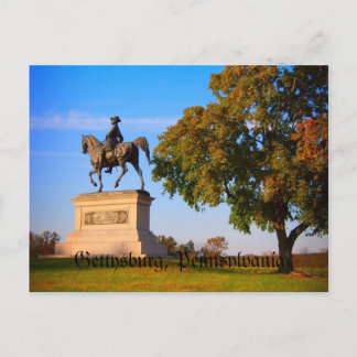 Denkmal auf dem Schlachtfeld von Gettysburg Postkarte