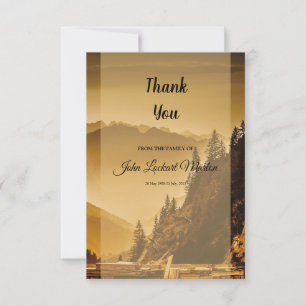 Denkmal danken Ihnen Foto-Karte Dankeskarte