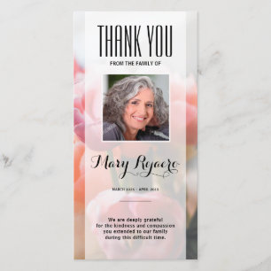 Denkmal danken Ihnen Foto-Karte Dankeskarte