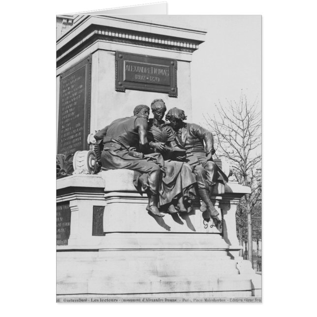Denkmal für Alexandre Dumas Pere (Vorne)