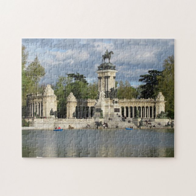 Denkmal für Alfonso XII im Buen Retiro Park Puzzle (Horizontal)