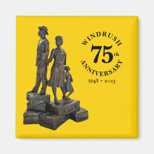 Denkmal für das 75-jährige Jubiläum von Windrush Magnet