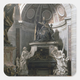 Denkmal für den Städtischen Raum VIII Quadratischer Aufkleber