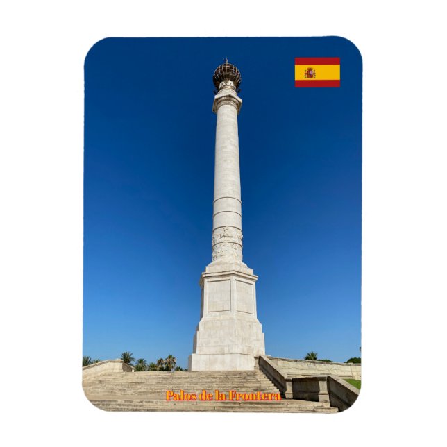 Denkmal für die Entdecker, Palos de la Frontera Magnet (Vertikal)
