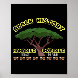 Denkmal für die Vergangenheit Schwarze Geschichte  Poster