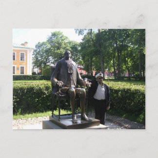Denkmal für Peter den Großen, St. Petersburg. Postkarte