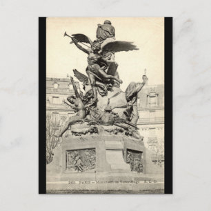 Denkmal für Victor Hugo Paris Frankreich Vintag Postkarte