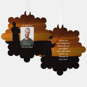 Denkmal Keepake Golfer Golfspielen Ornament Karte