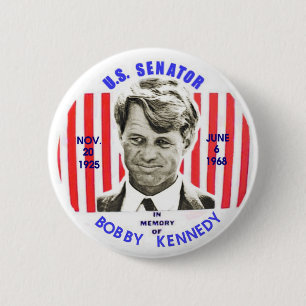 Denkmal-Knopf Bobbys Kennedy Button