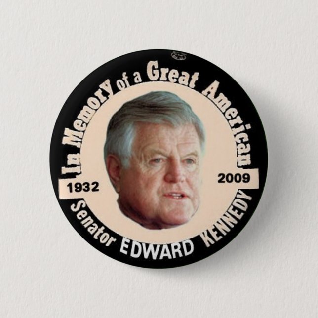 Denkmal-Knopf Edward Kennedy Button (Vorderseite)