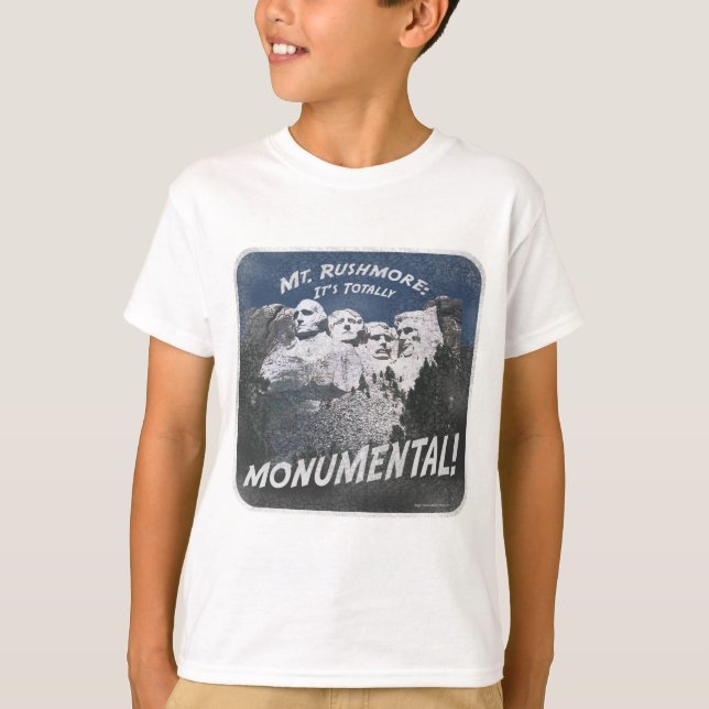Denkmal Mount Rushmore T-Shirt (Vorderseite)