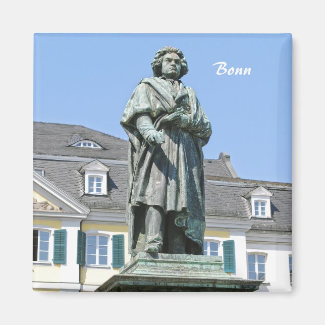 Denkmal von Ludwig van Beethoven in Bonn Magnet (Vorne)