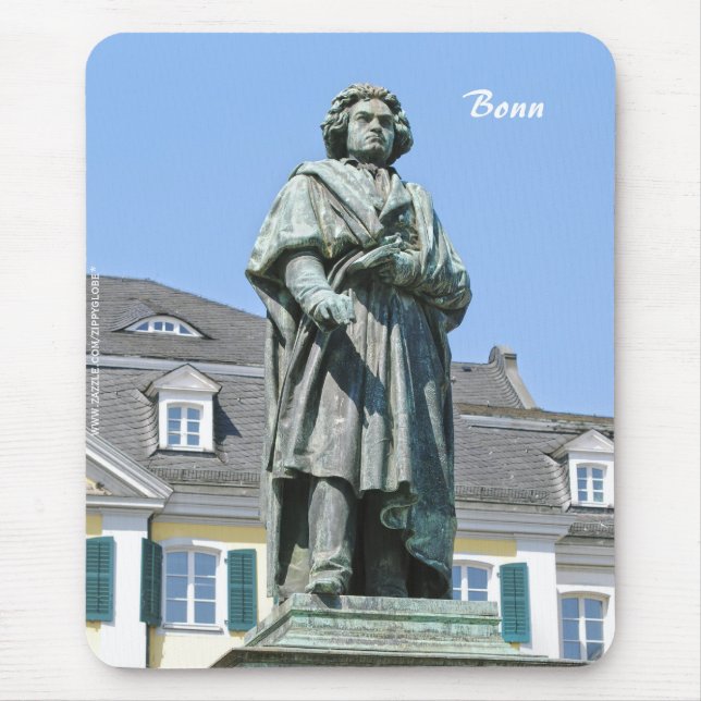 Denkmal von Ludwig van Beethoven in Bonn Mousepad (Vorne)