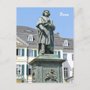 Denkmal von Ludwig van Beethoven in Bonn Postkarte