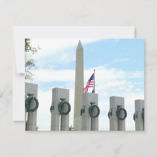 Denkmal von Washington und Gedenkstätte des Zweite (Vorderseite)