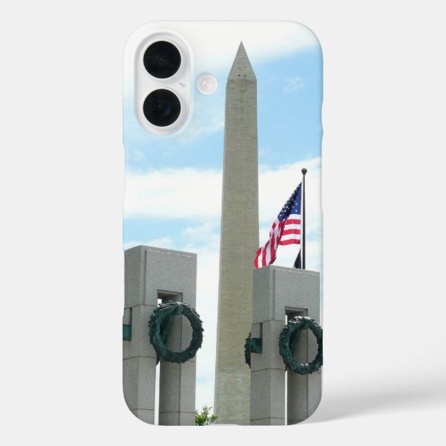 Denkmal von Washington und Gedenkstätte des Zweite Case-Mate iPhone Hülle (Rückseite)