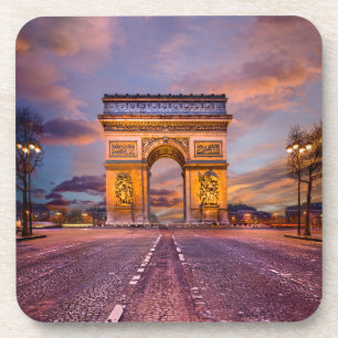 Denkmäler Arc de Triomphe, Paris Frankreich Getränkeuntersetzer