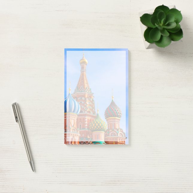 Denkmäler | Basilische Kathedrale, Moskau Post-it Klebezettel (Büro)