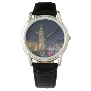Denkmäler Big Ben at Night Armbanduhr