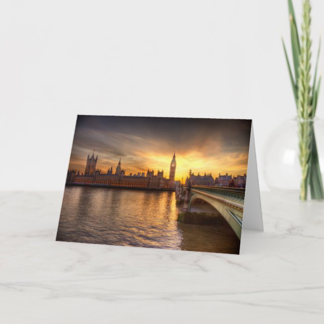 Denkmäler Big Ben & Houses of Parliament Karte (Vorderseite)